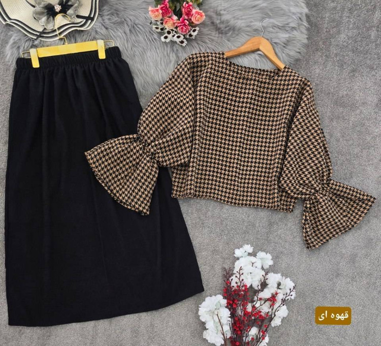 ست کراپ و دامن