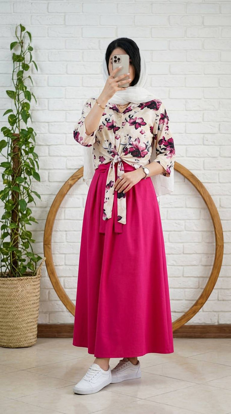 شومیز دامن گره ای