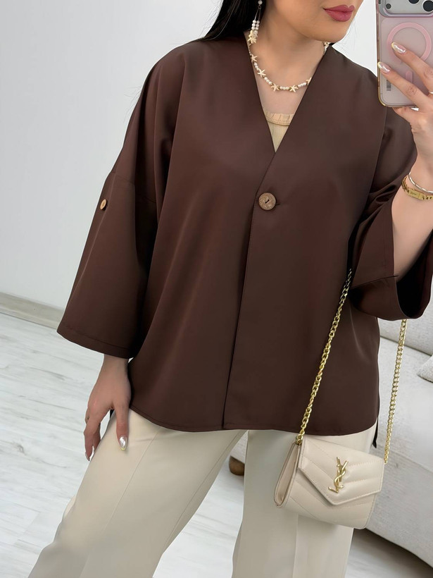 شومیز تک دکمه آهید