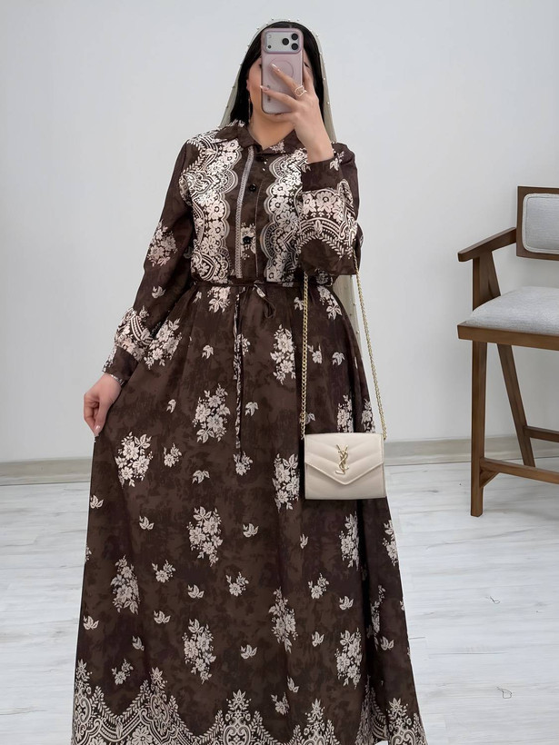 پیراهن ساحلی زنبق